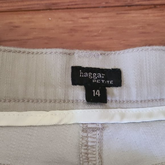Hagar Petite Women's Beige Pants, Size 14P - Picture 5 of 8